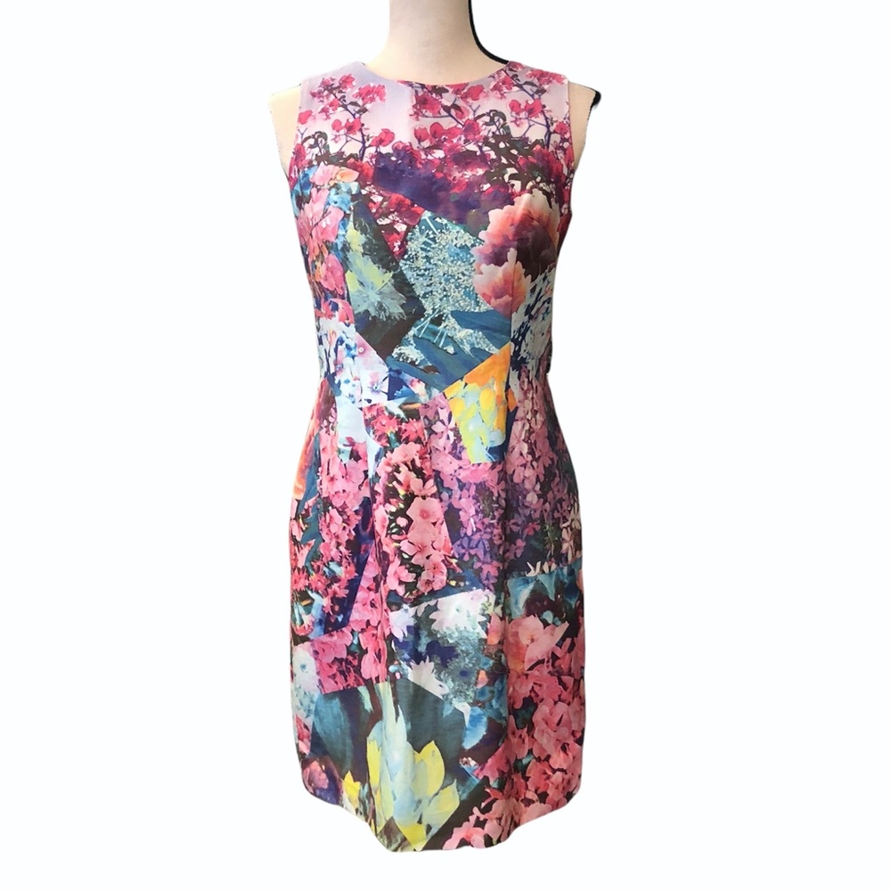Cynthia Steefe Marlow Floral Sheath Dress Size 6 View 6
